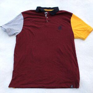 🩶💛Rocawear short sleeved color block vintage style polo shirt